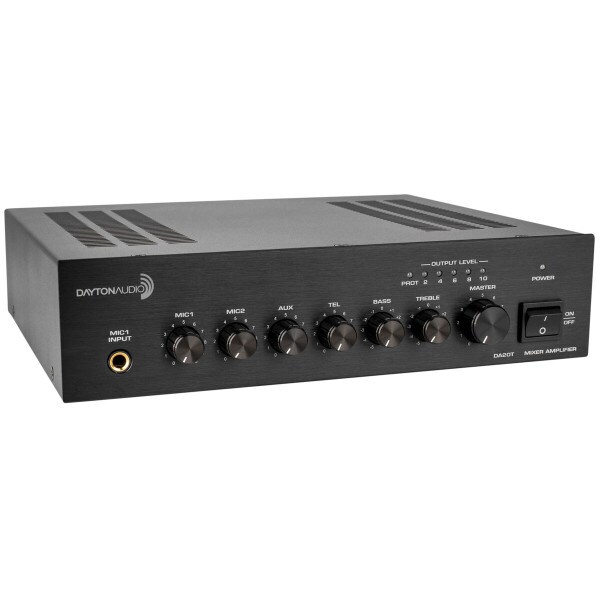 Main product image for RESTOCKED Dayton Audio DA20T 20W Tabletop Mixer-A88-300-6602